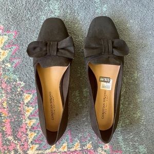 NWT Adorable Black Bow Flats